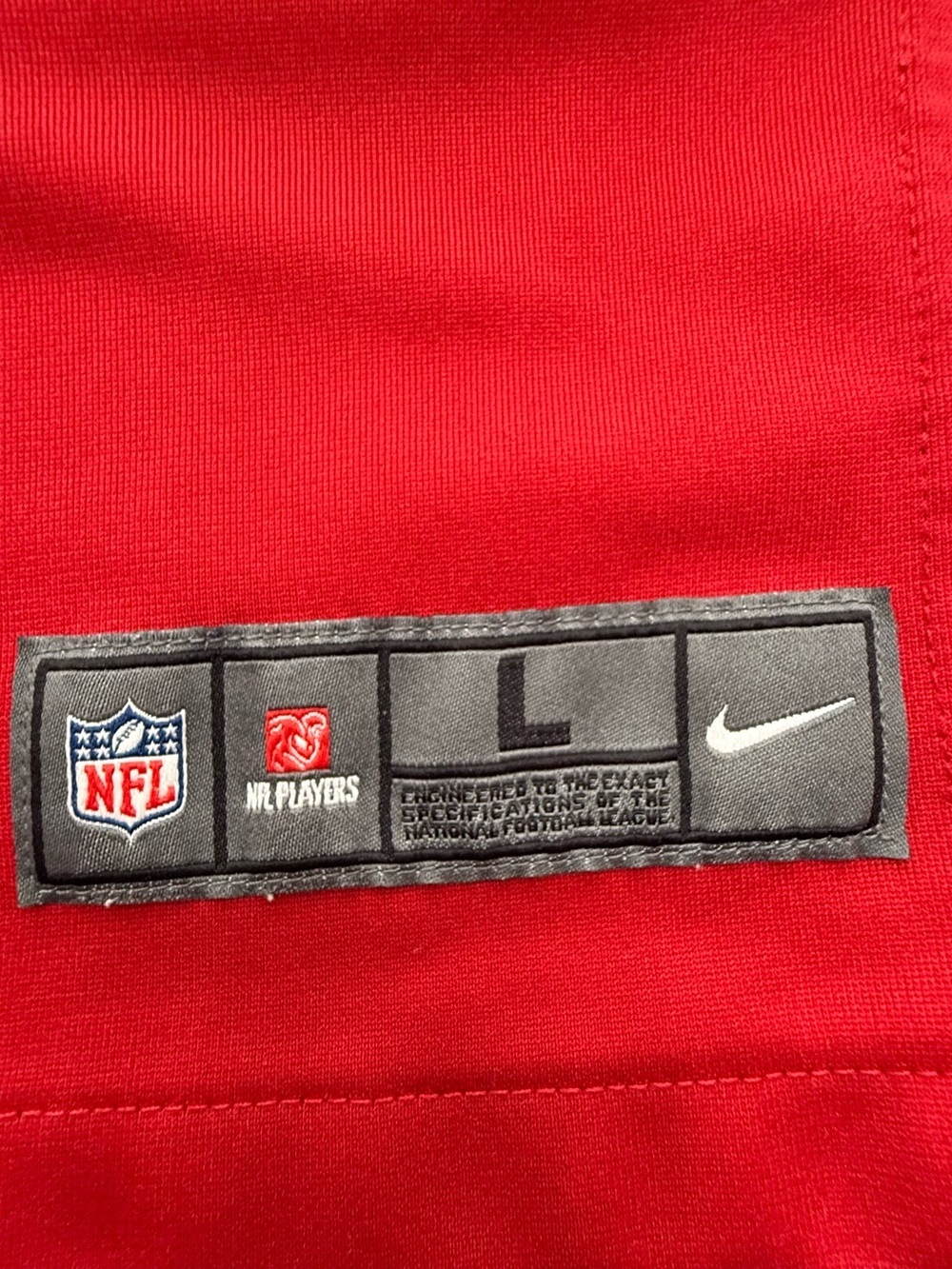 Nike Kids Trey Lance San Francisco 49ers Red N FL Jersey #5 youth large - Picture 4 of 7